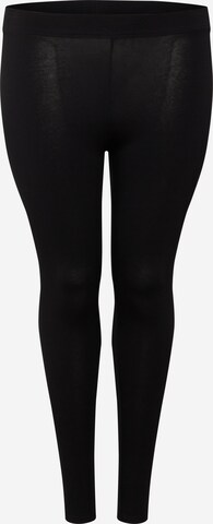 Dorothy Perkins Curve Skinny Legíny – černá: přední strana