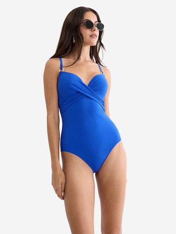 TRIUMPH Badpak ' Red Label Summer Twist ' in Blauw