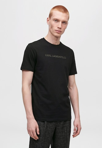 Maglietta di Karl Lagerfeld in nero: frontale