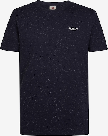 T-Shirt Petrol Industries en bleu : devant