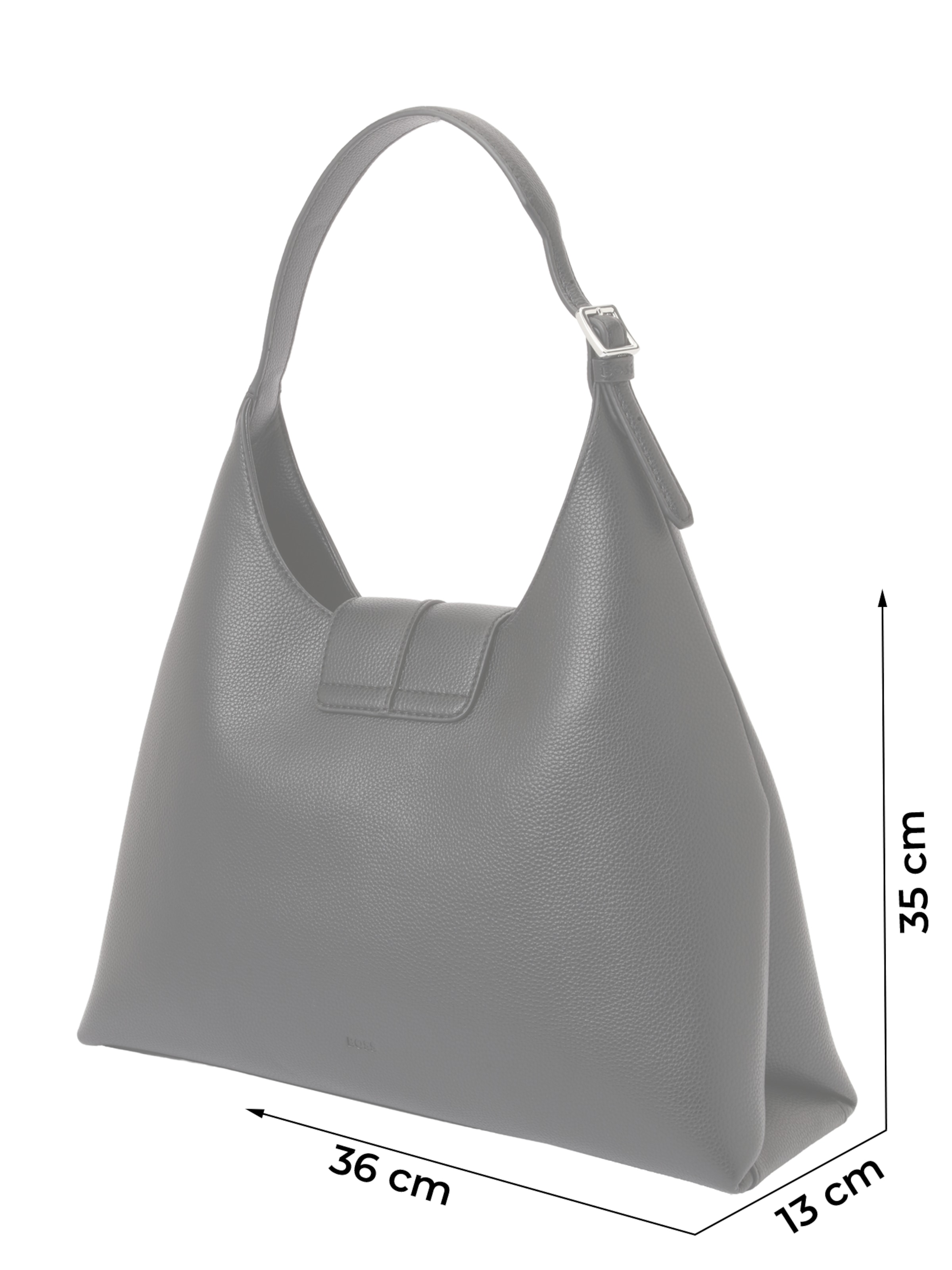 Geantă de umăr 'Anett' de la BOSS pe negru