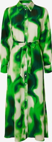 Robe-chemise SELECTED FEMME en vert : devant