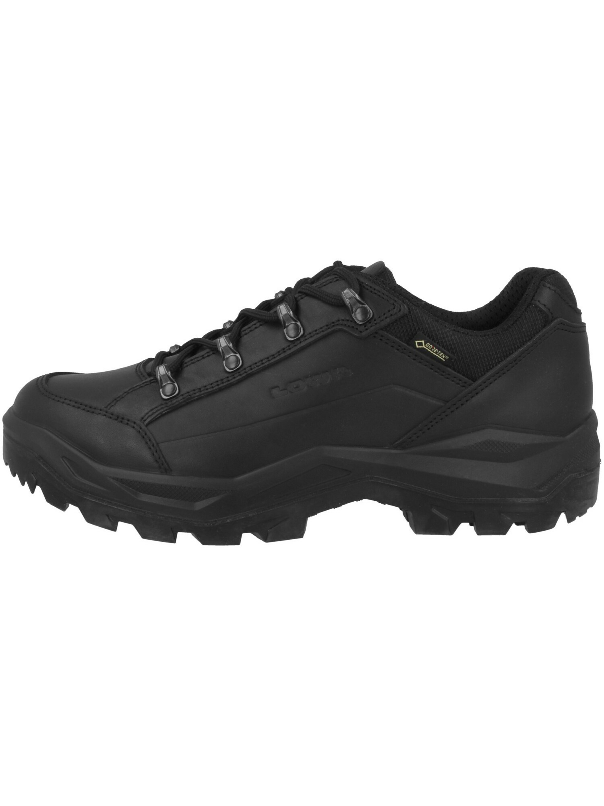 Chaussure basse LOWA en noir : devant