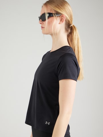 UNDER ARMOUR Functioneel shirt 'Launch' in Zwart