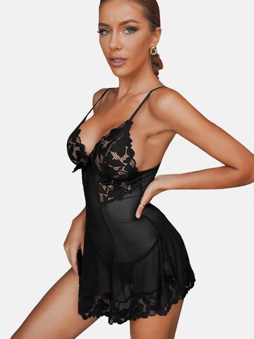 ORGANZA Lingerie Negligée 'Negligé' in Schwarz