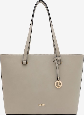 L.CREDI Shopper 'Filippa' in Grau: Vorderseite