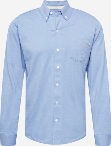 Wemoto Button Up Shirt 'Shaw' in Blue: front