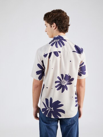 Only & Sons Regular fit Overhemd 'FLOWER' in Wit