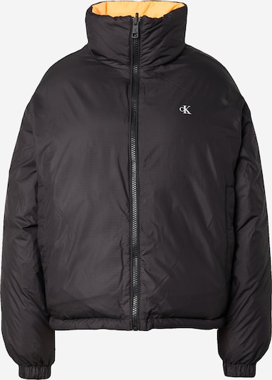 Calvin Klein Jeans Zimska jakna '90S' u narančasta / crna / bijela, Pregled proizvoda