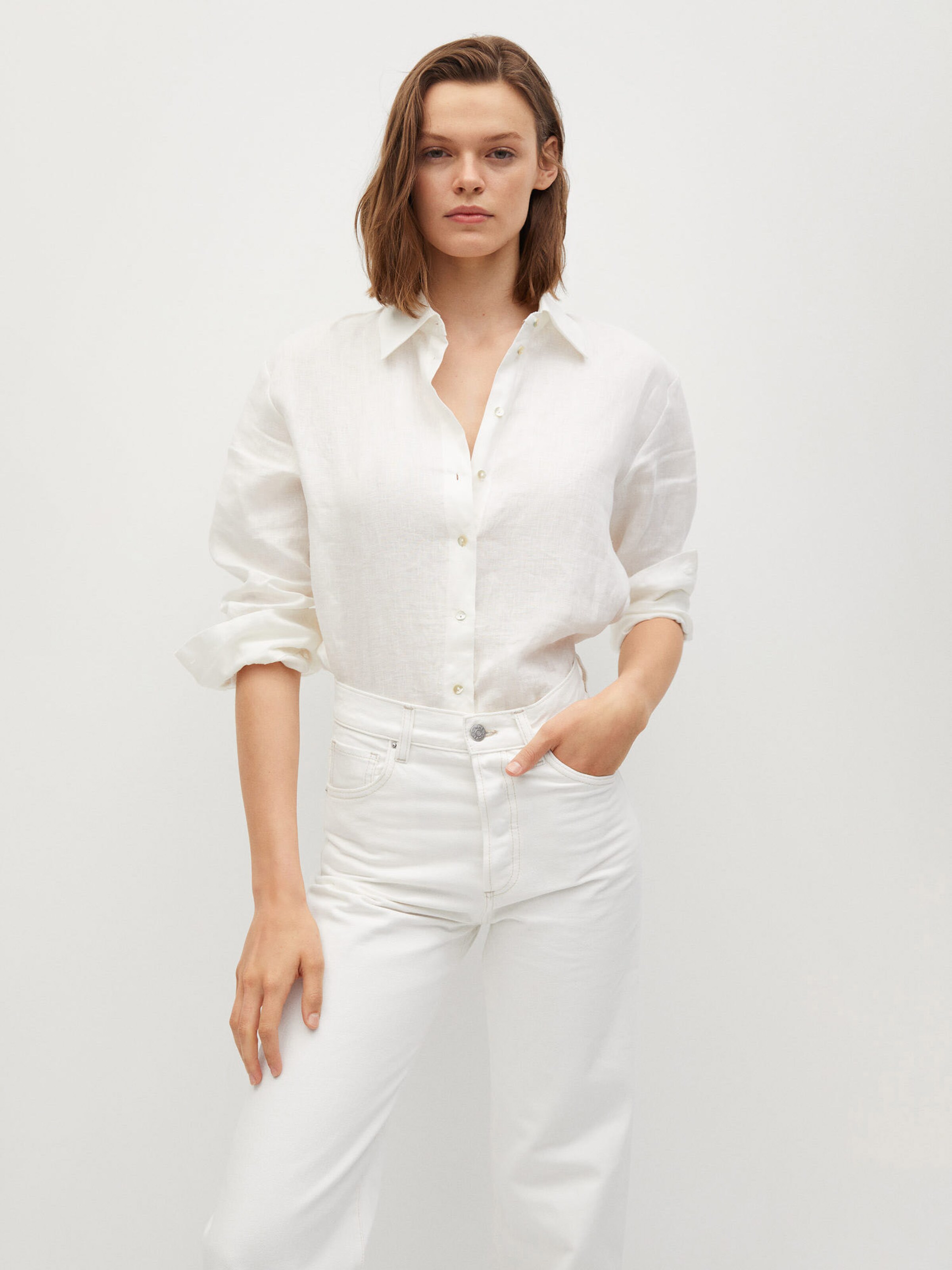 levi's gracie shirt icy ecru
