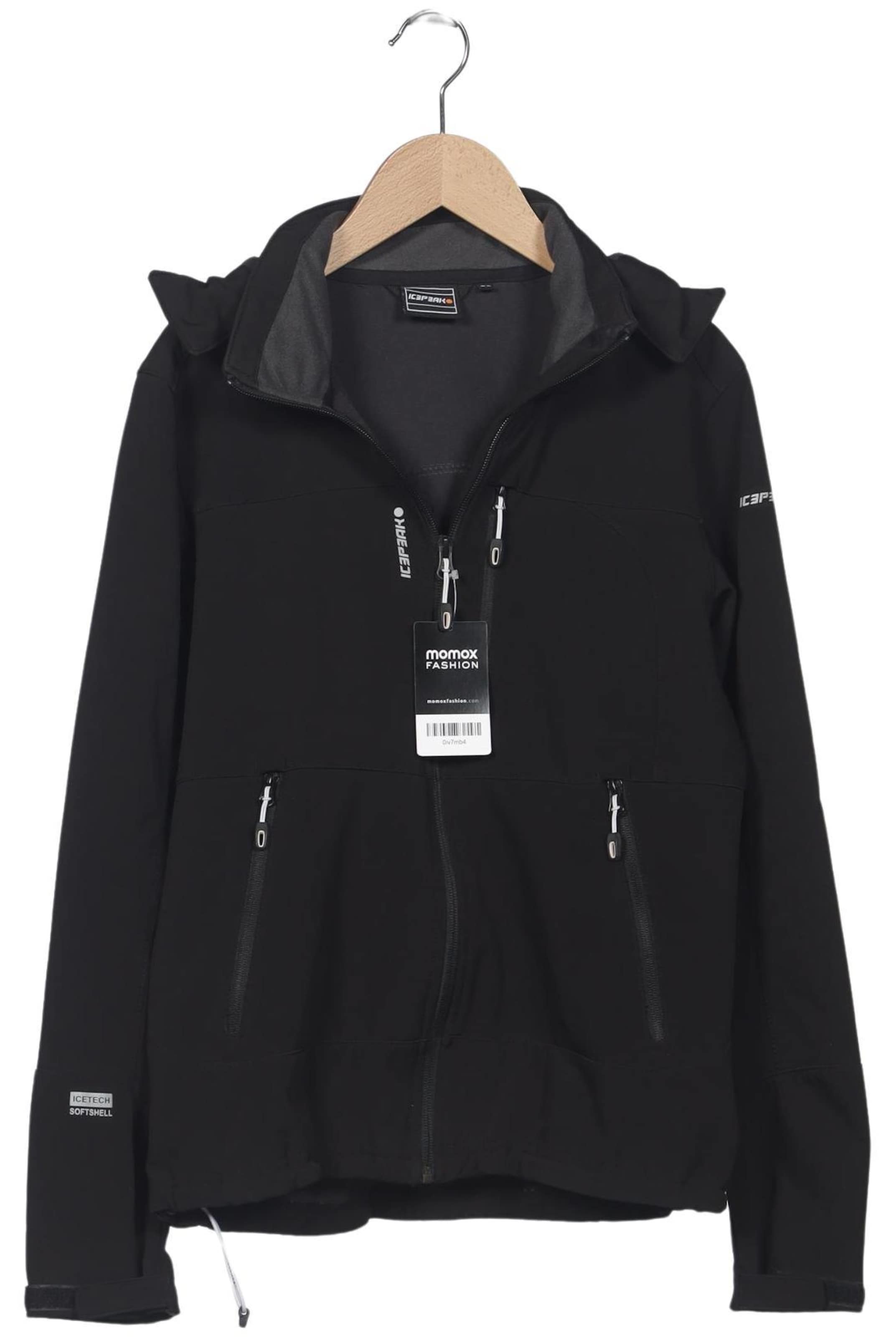 ICEPEAK Jacke M in Schwarz: Vorderseite