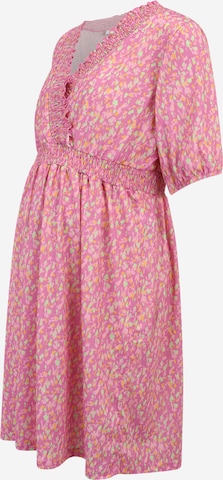 Robe 'Maya' MAMALICIOUS en rose : devant