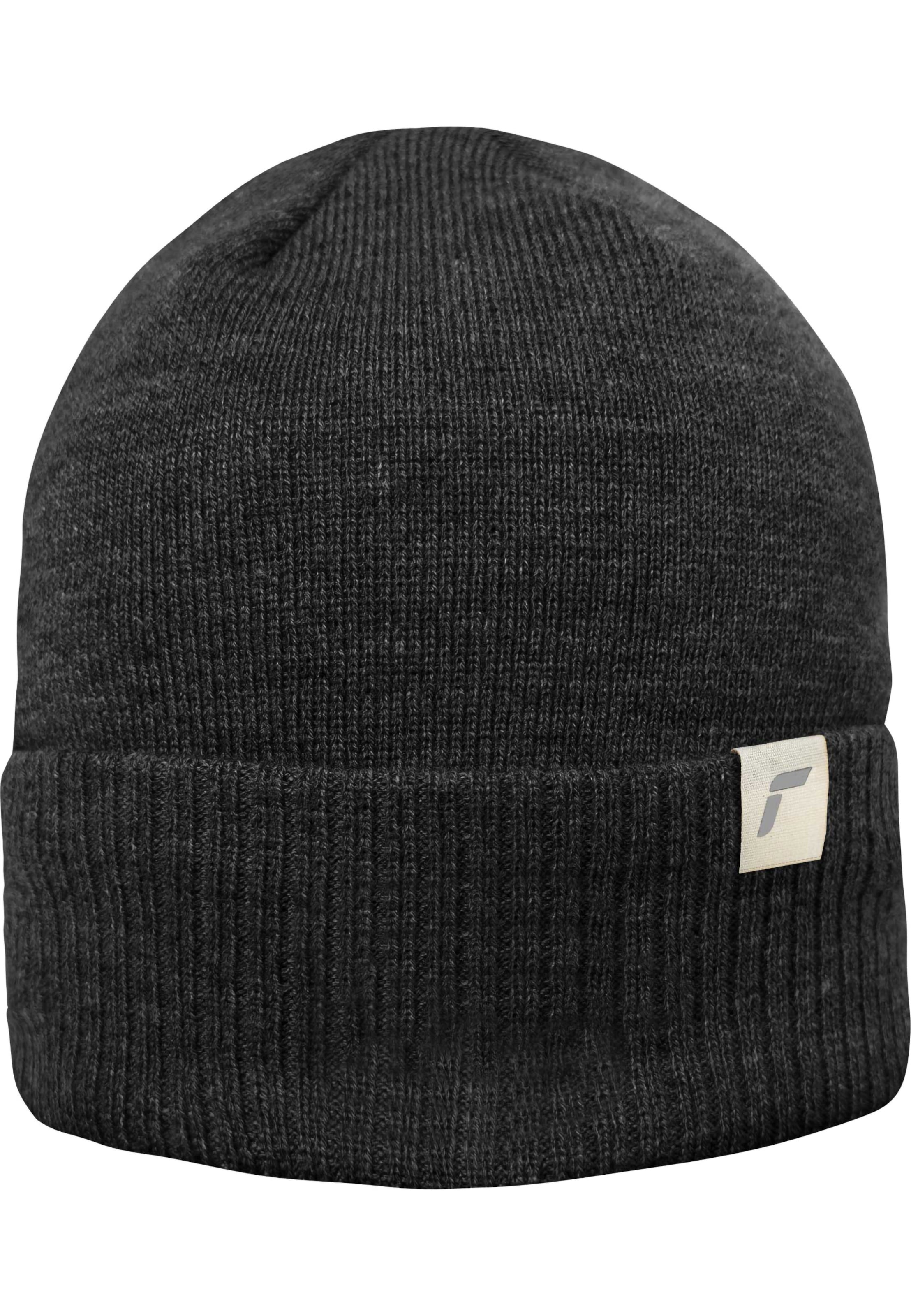 Bonnet 'Alps' REUSCH en noir : devant
