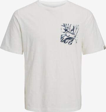 T-Shirt 'Crayon' JACK & JONES en blanc : devant