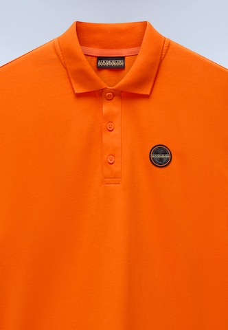 NAPAPIJRI Shirt 'E-Badge Sum' in Orange