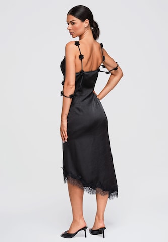 Ombre Cocktail dress in Black
