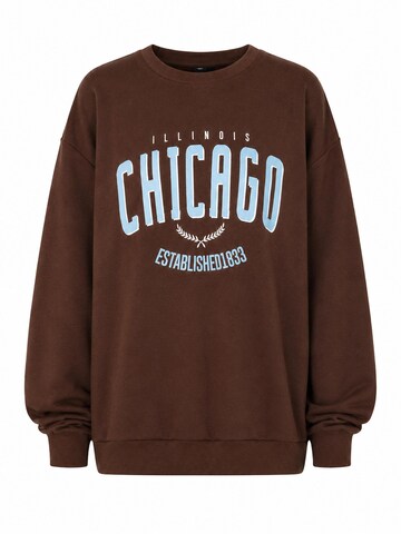 Worldclassca Oversizepullover 'Chicago'‌‌ in Braun: Vorderseite