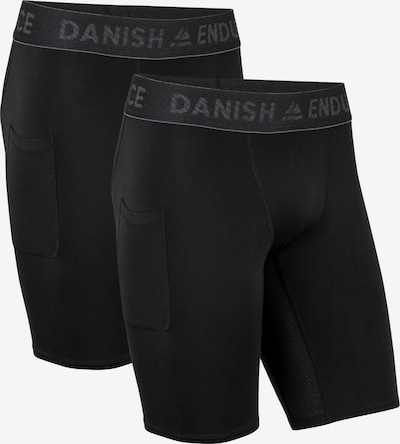 DANISH ENDURANCE Pantalon de sport 'Compression Shorts' en anthracite / noir, Vue avec produit