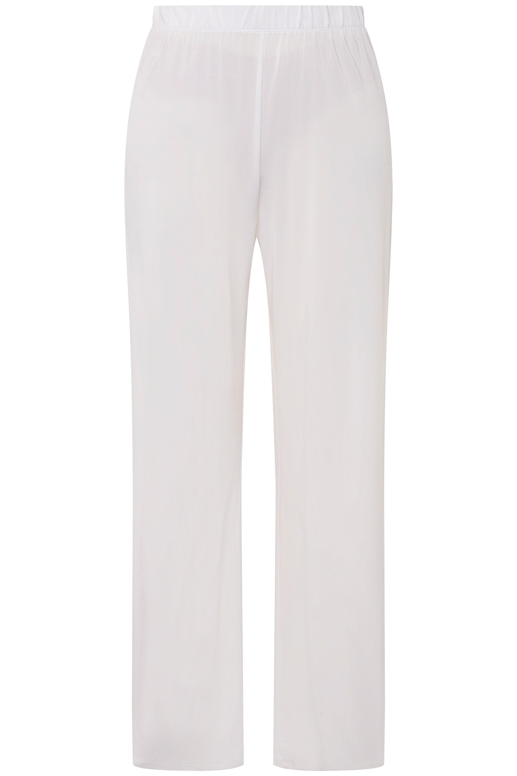 Ulla Popken Wide Leg Hose in Weiß: Vorderseite