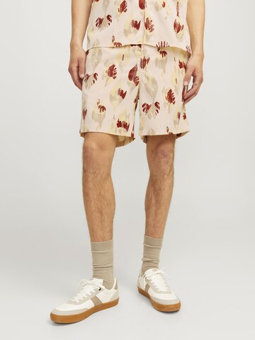 JACK & JONES - Loosefit Pantalón en beige: frente
