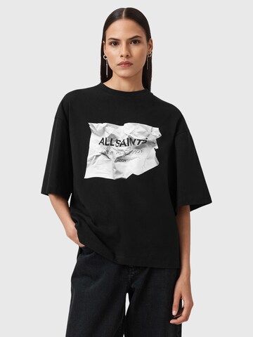 AllSaints Shirts 'SCRUNCH AMELIE' i sort: forside