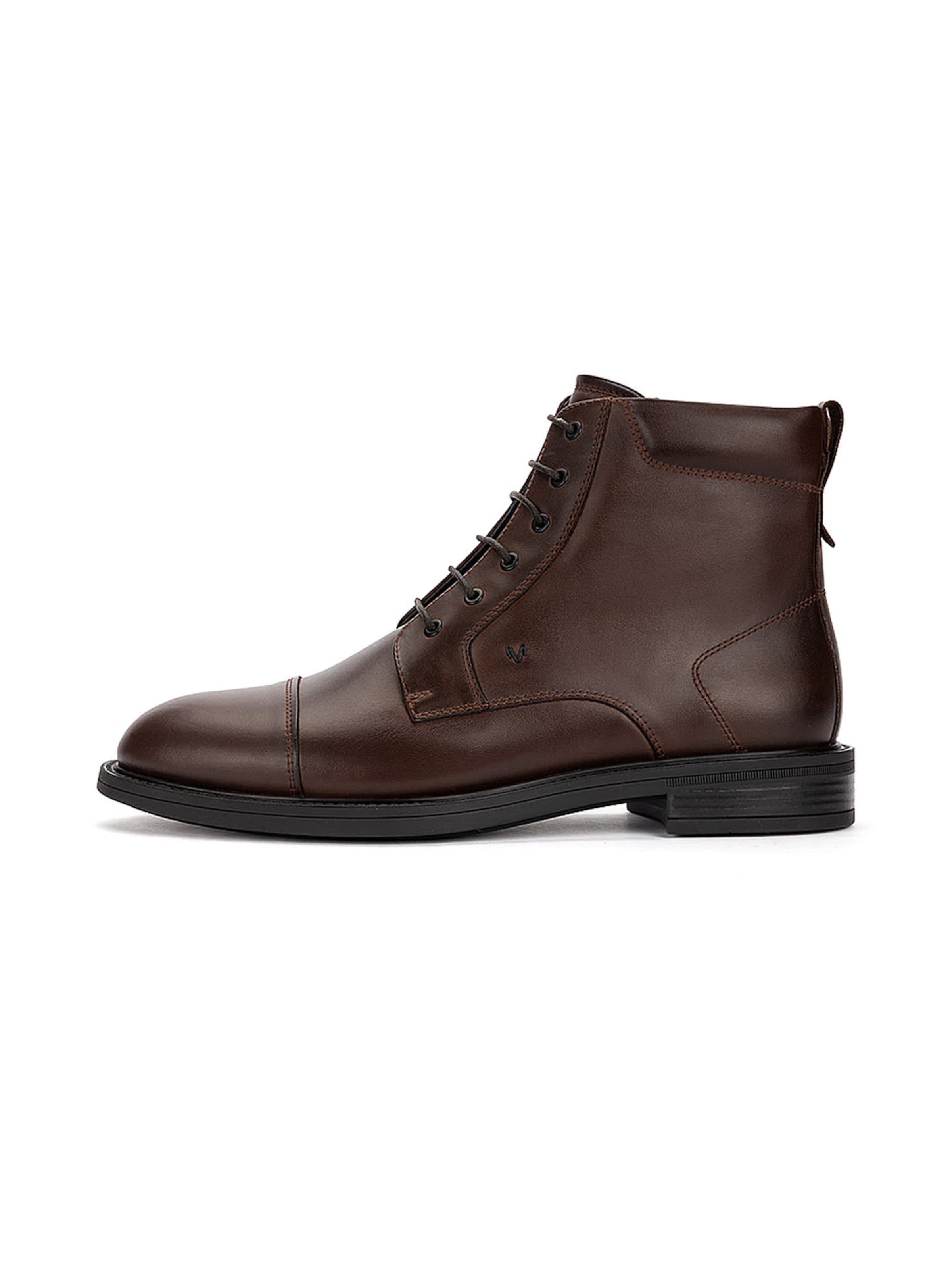 Martinelli - Botas con cordones 'Albany' en marrón: frente