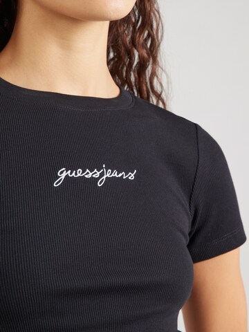 Maglietta di GUESS JEANS in nero