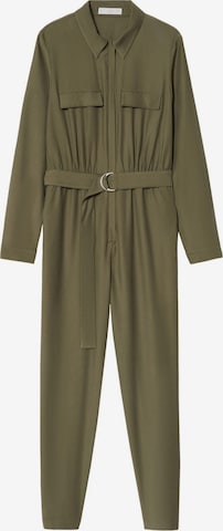 MANGO Jumpsuit 'Smile' in Groen: voorkant