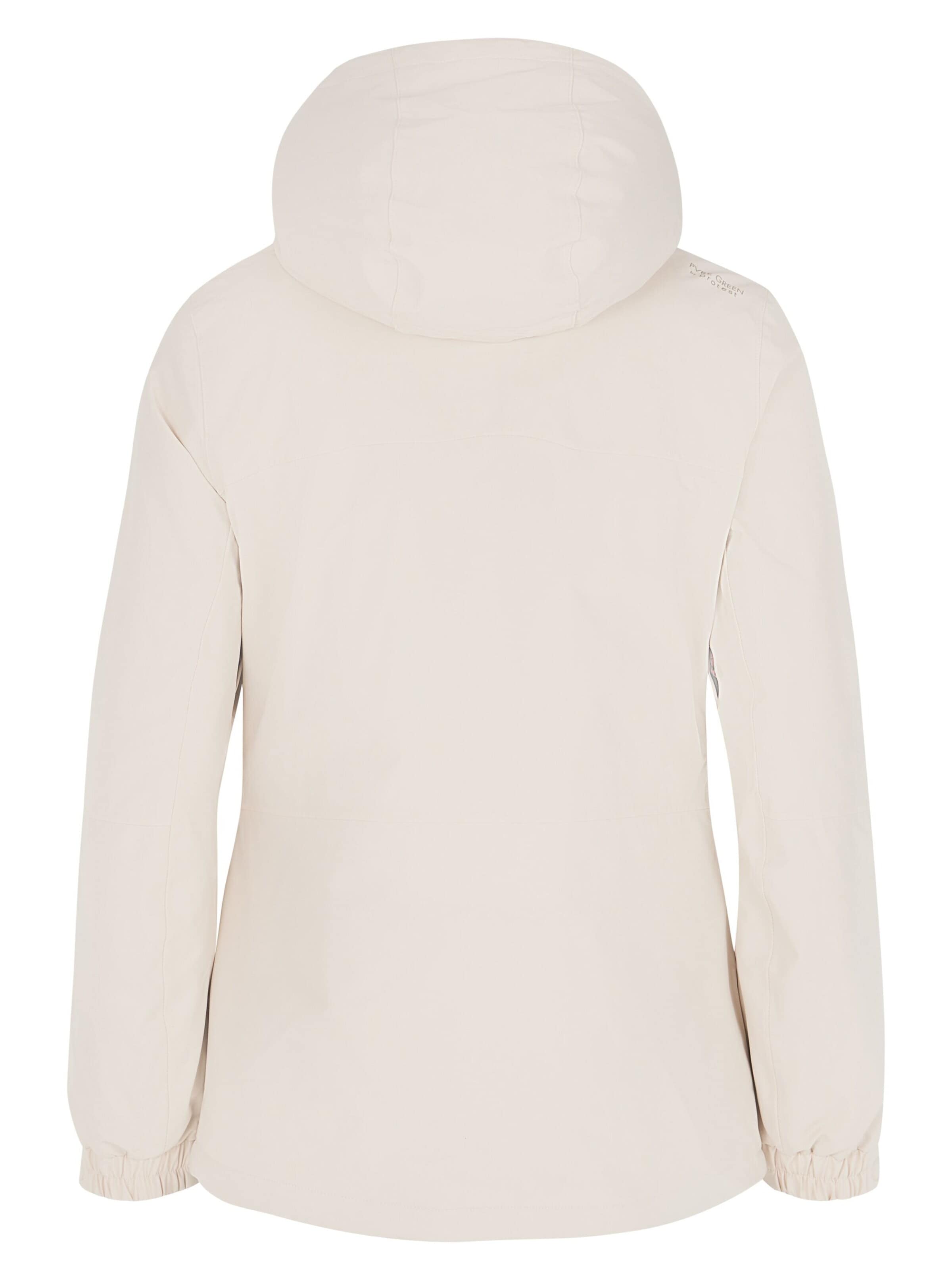 PROTEST Sportjacke 'PRTBEVERLY'‌‌‌‌‌‌‌ in Weiß