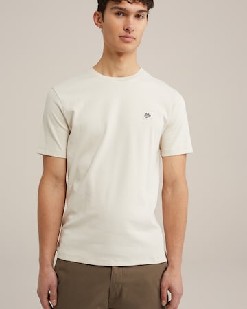 T-Shirt WE Fashion en beige : devant