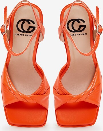 CESARE GASPARI Sandals in Orange