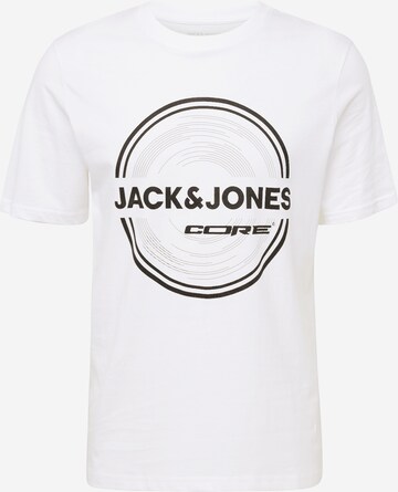 JACK & JONES Majica 'PILOU' | bela barva: sprednja stran