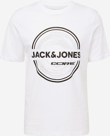 JACK & JONES Tričko 'PILOU' – bílá: přední strana