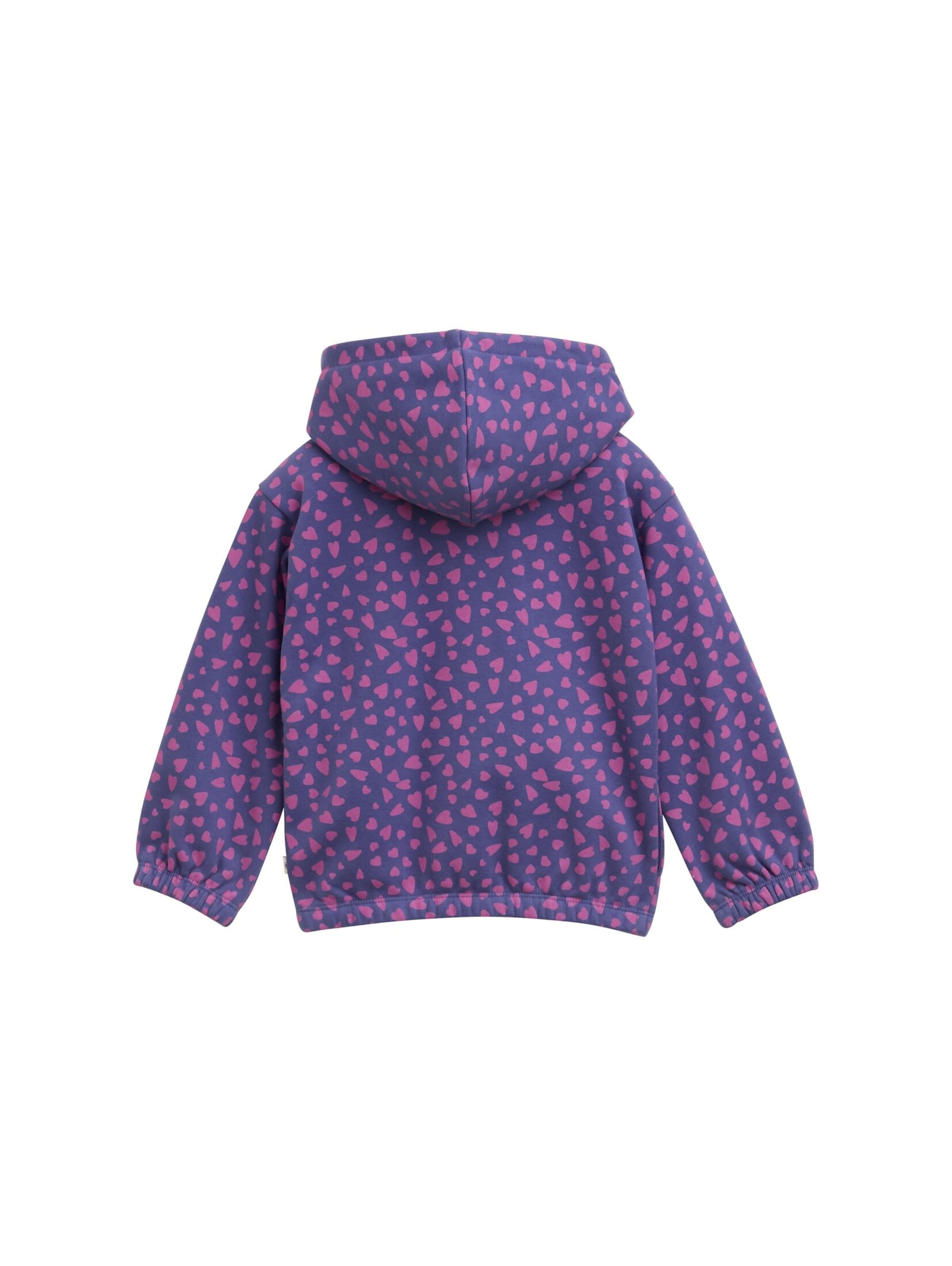 TOM TAILOR Sweatjacke in Blau