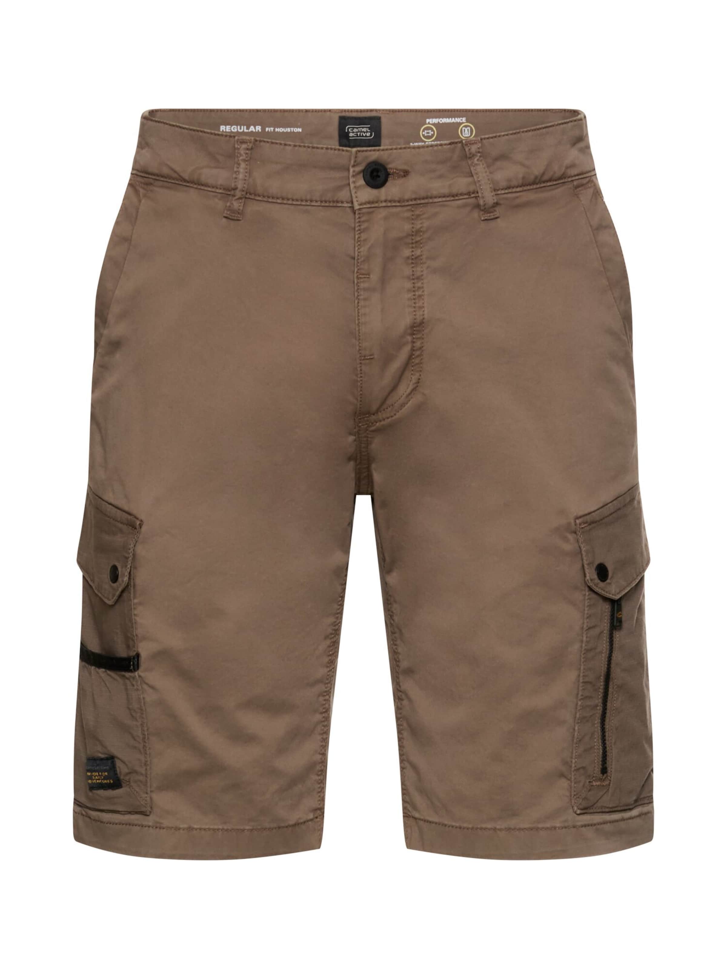 CAMEL ACTIVE Regular Cargo Pants in Brown: front