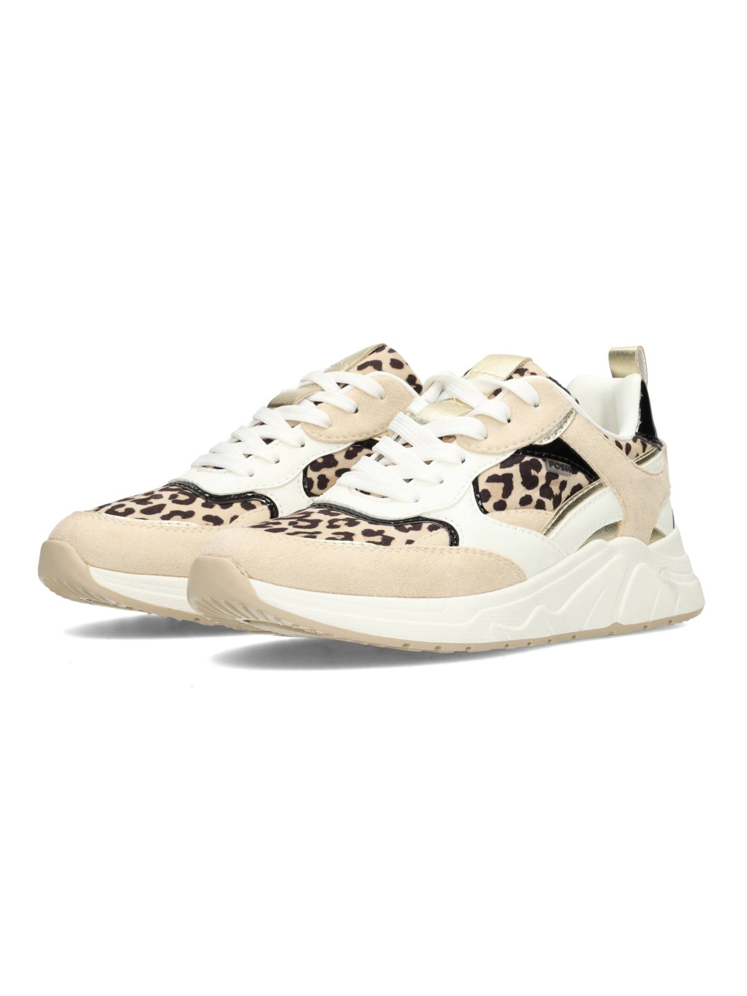 Baskets basses 'Rosie' POSH by Poelman en beige