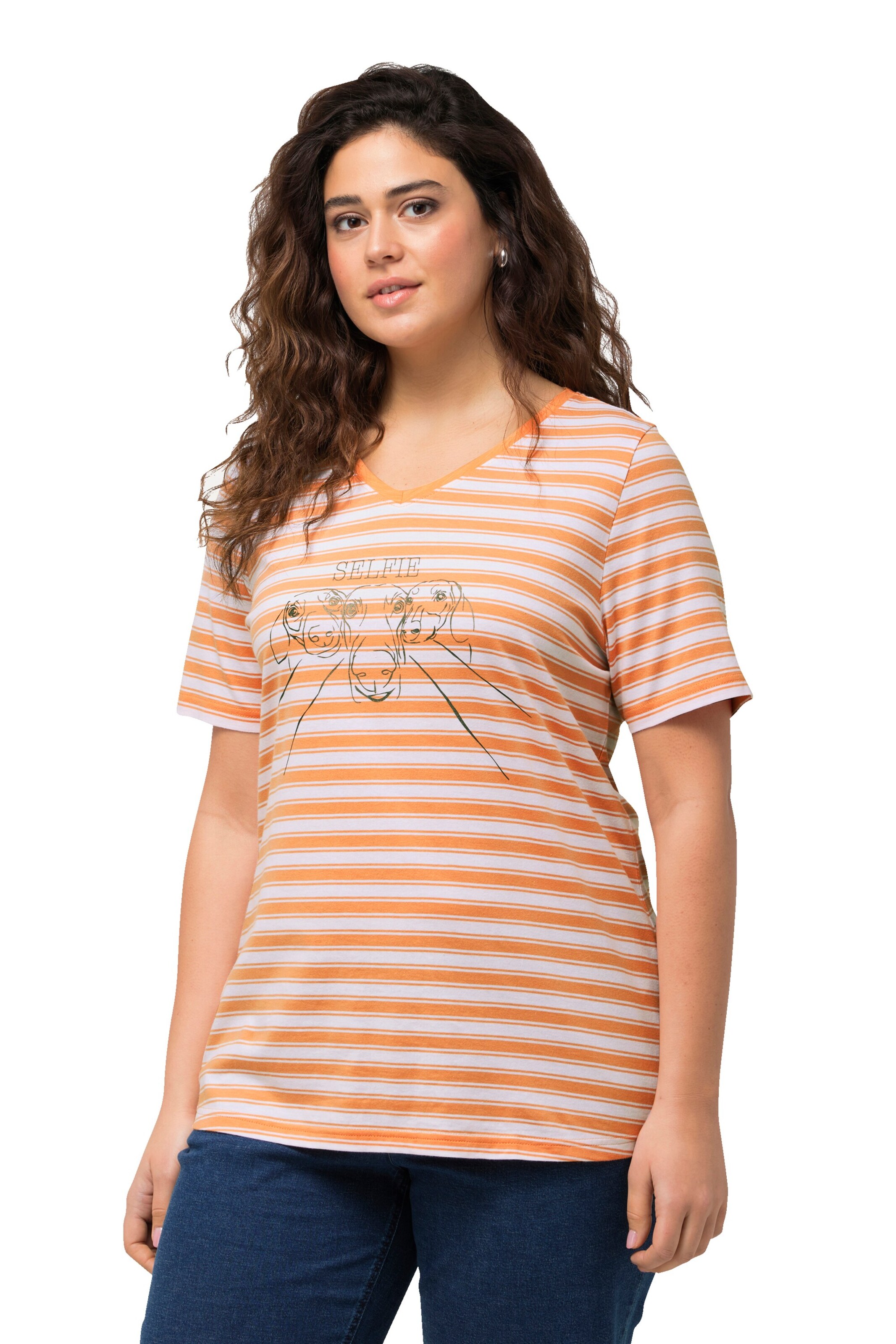 Ulla Popken Shirt in Mixed colors: front