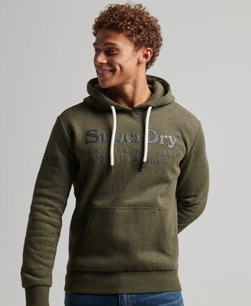 Superdry Sweatshirt 'Venue' in Green: front