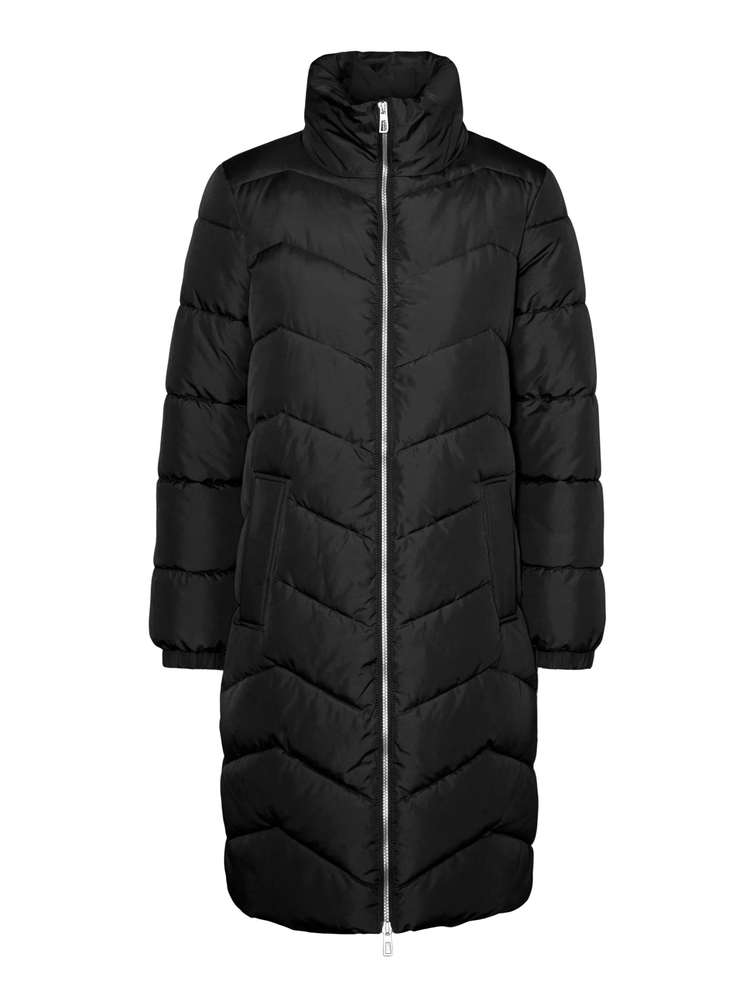 VERO MODA - Abrigo de invierno 'Liga' en negro: frente