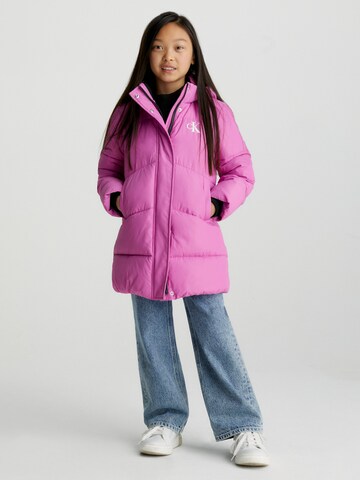 Calvin Klein Jeans Winterjas in Roze