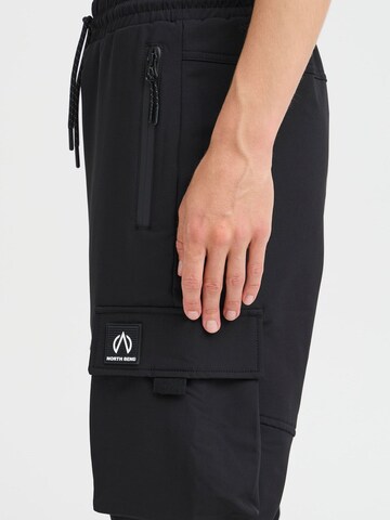 North Bend Tapered Functionele broek 'Tosca' in Zwart
