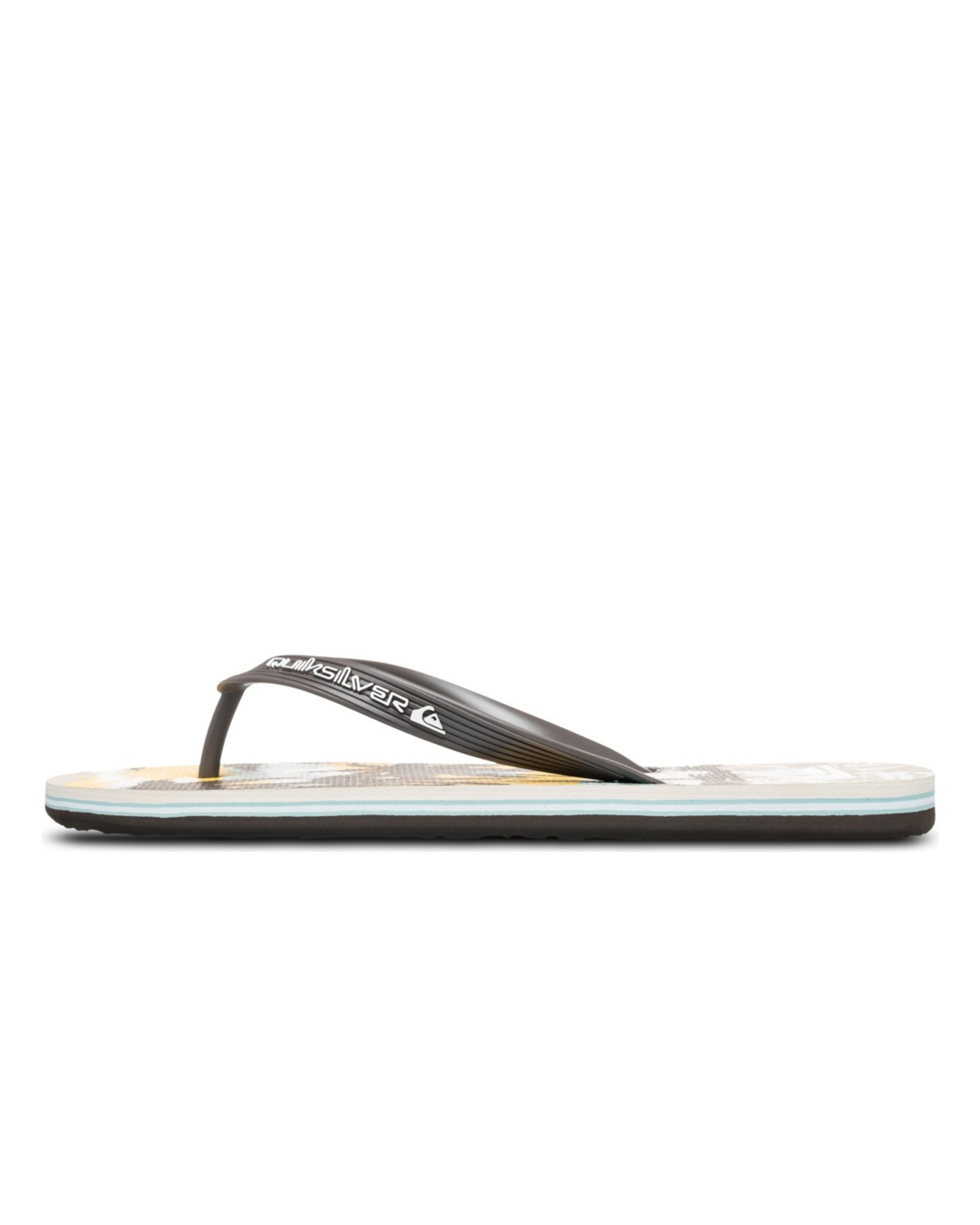 QUIKSILVER Tongs 'Molokai Art 25' en anthracite, Vue avec produit