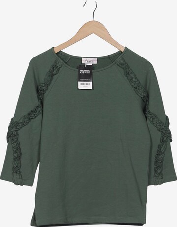 Linea Tesini by heine Sweatshirt & Zip-Up Hoodie in XS in Green: front