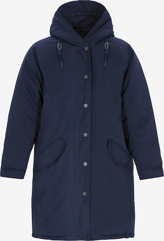 DreiMaster Klassik Přechodová parka – modrá: přední strana