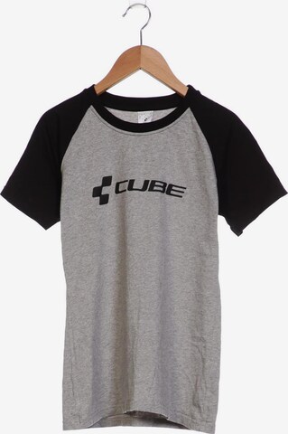 CUBE Top & Shirt in S in Grey: front