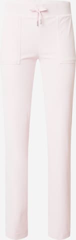 Juicy Couture Bootcut Housut 'DEL RAY' värissä vaaleanpunainen: edessä