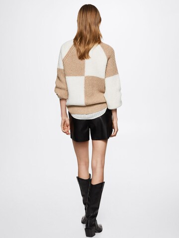 MANGO Sweater 'Cleob' in Beige