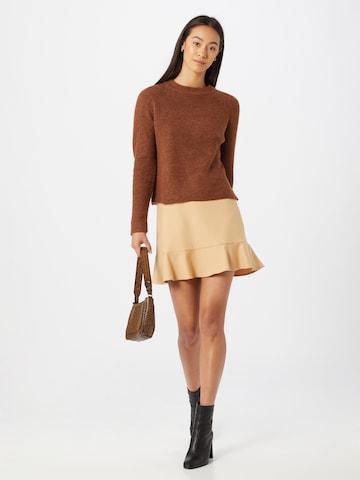 PIECES Sweater 'Ellen' in Brown