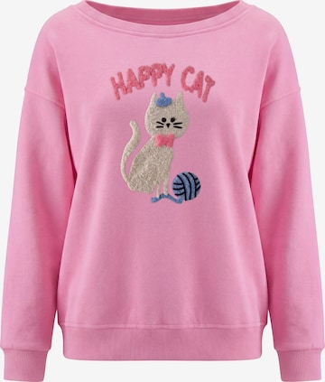 Sweat-shirt MYMO en rose : devant