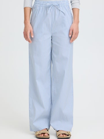 Oxmo Regular Pants ' OXFanny ' in Blue: front